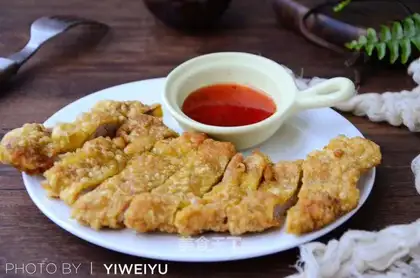 Porridge pork chops
