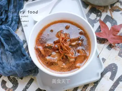 Plum soup