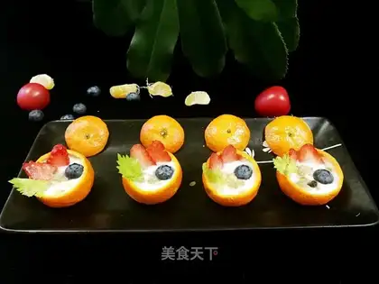 Orange yogurt