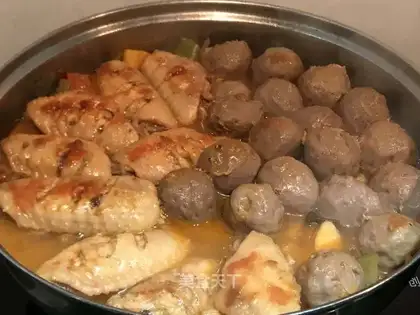 Three casseroles