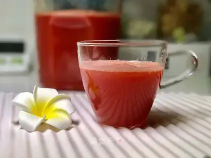 Fresh watermelon juice