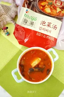 Korean pickles soup