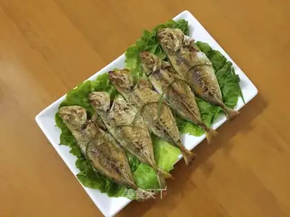 Fried seafish