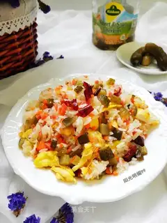Sweet cucumber rice