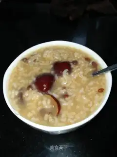 Red bean date congee