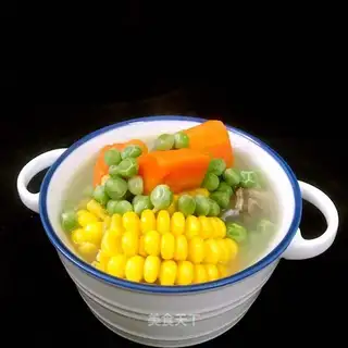 Peas and corn soup