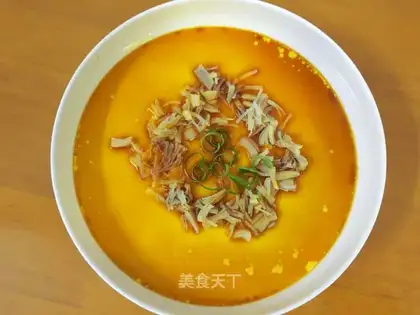 Dry bass steamed eggs