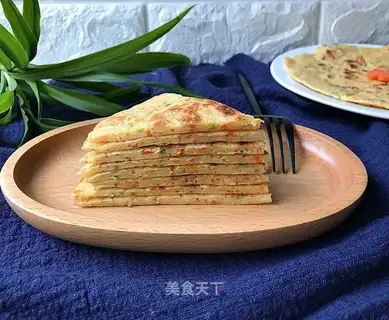 Onion carrot eggcake