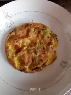 Shrimp omelet