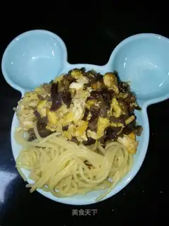 Soy eggs and wooden noodles