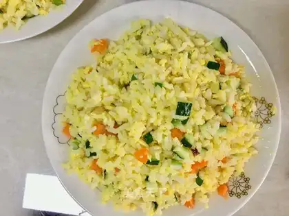 Gold egg fried rice