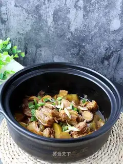 A casserole lamb chop