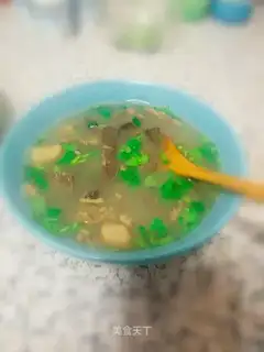Homemade lamb soup