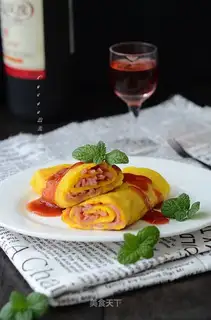 Ham cheese rolls