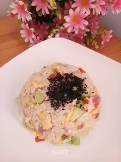 cucumber egg fried rice