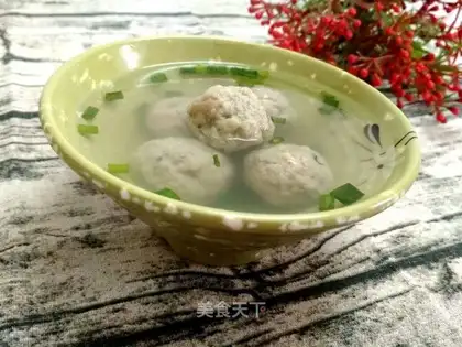 Fishball soup