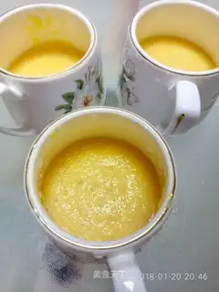 Apple sweet orange milkshake