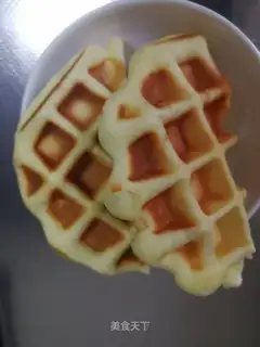 Orange waffles