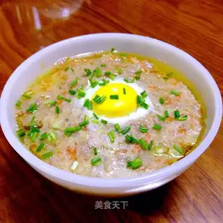 Meatloaf steamed eggs