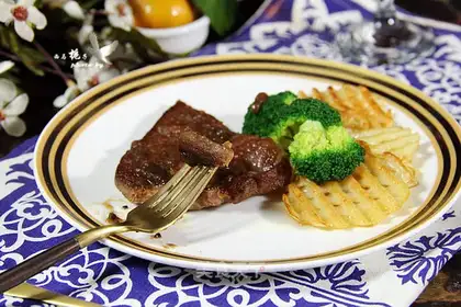 Fried cold steak