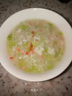 Crab porridge