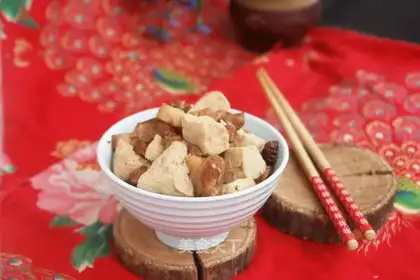 Frozen tofu stew