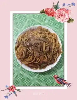 Black pepper willow fried pasta