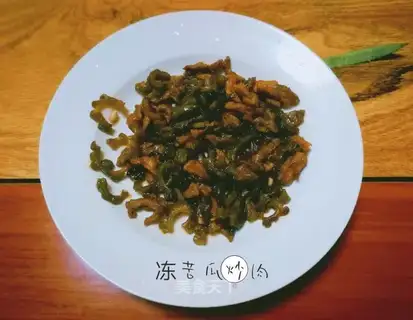 Frozen and bitter meat