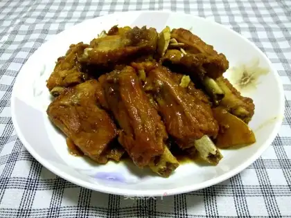 Red burn ribs