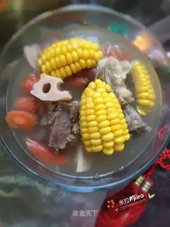 Corn steak soup