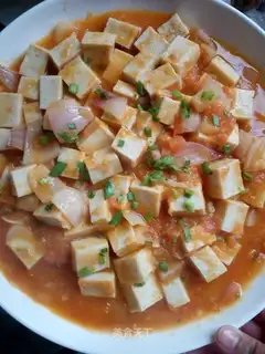 Tomatoes burn tofu
