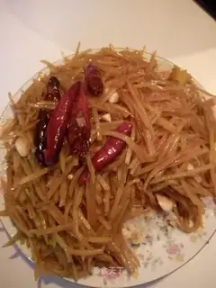 Potato-covered rice
