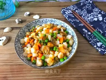 Straw mushroom shrimp
