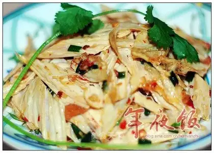 Cold bean and bamboo shoots (tofu bamboo)