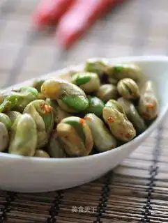 Spicy broad beans