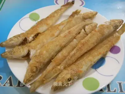 Sardines with salt and pepper
