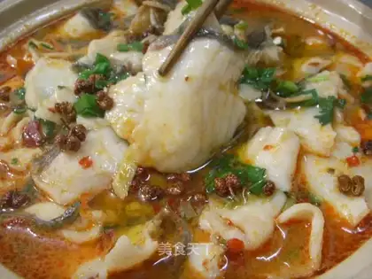 boiled fish