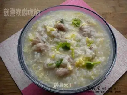 Eggs and beef porridge