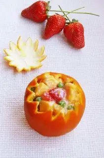 Mango and pea salad