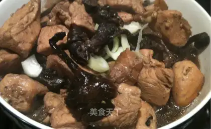chicken stewed mushrooms