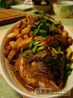 Maotai-flavored fish head tofu