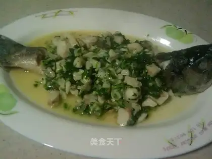 Pork purse and perch