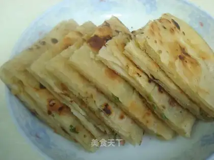chopped green onion cake