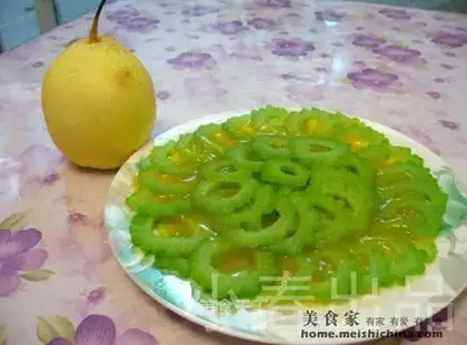 Orange juice and bitter gourd
