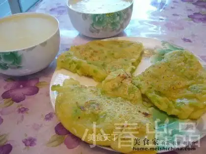 Korean bitter gourd pancakes