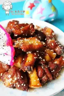 Sweet and sour apple ribs