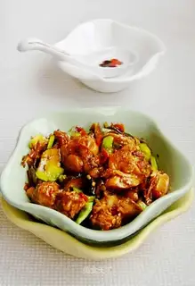 Hunan style spicy chicken nuggets