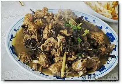 chicken stewed mushrooms