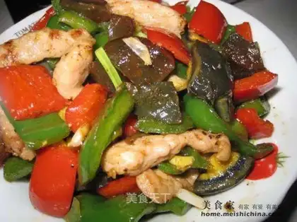 Chili preserved egg meat