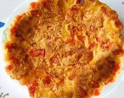 Tomato egg cake